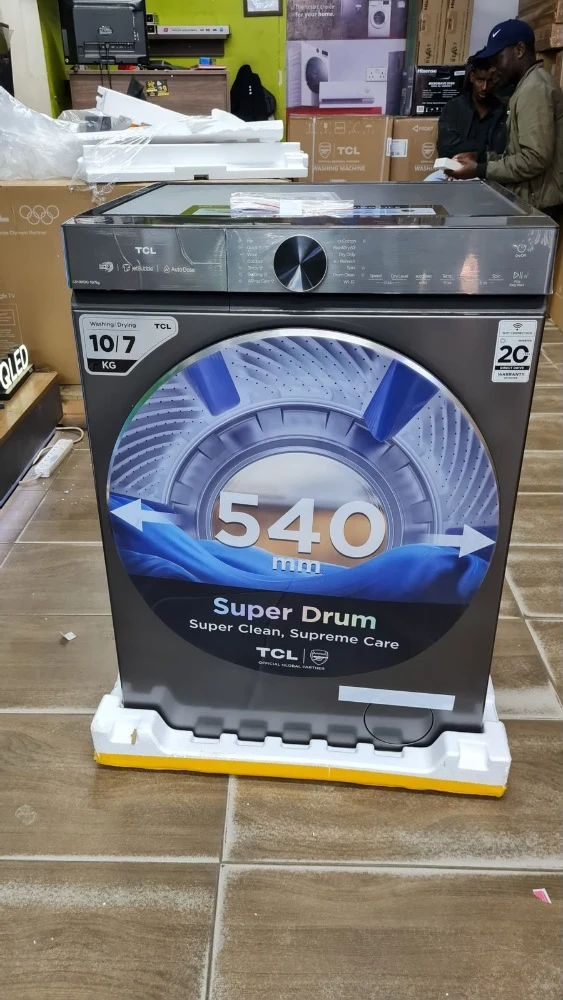 TCL 10KG Wash & Dry Front Load Washing Machine (C510WDG)